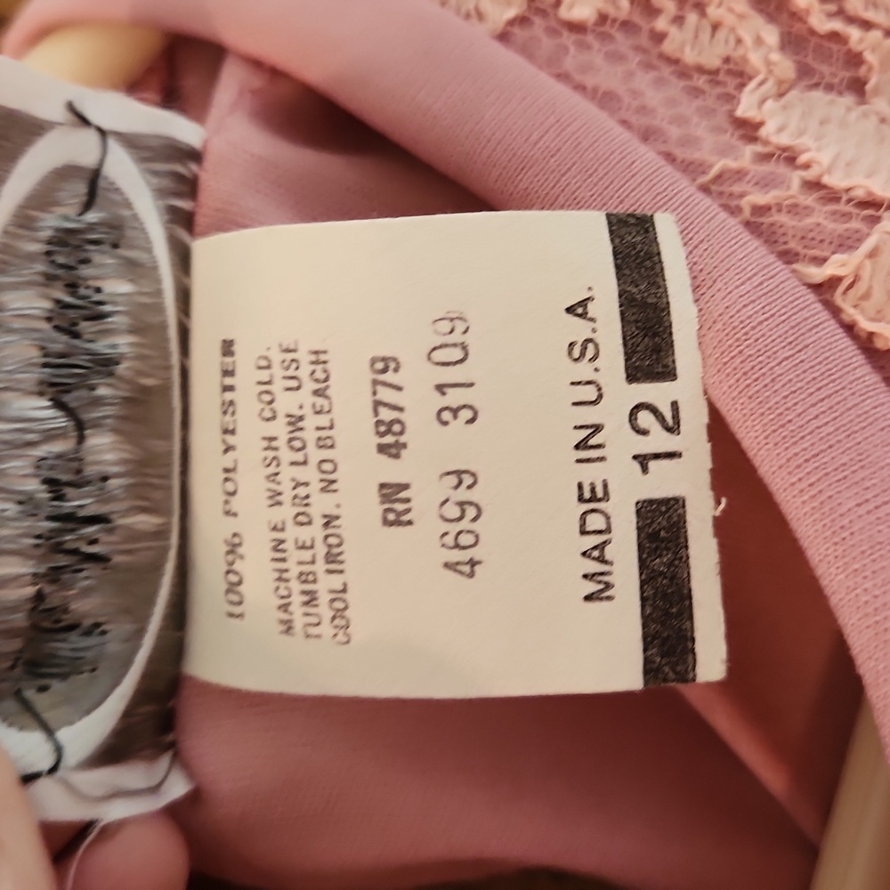 Misses Vintage Bobbi's Girl Formal Dress Size 12; photo 2 true color - Picture 6 of 7